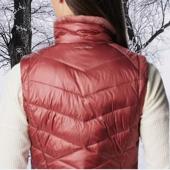 Columbia Joy Peak Insulated VestOMNI HEAT INFINITY GOLD Women's Size S- NEW - Picture 3 of 3